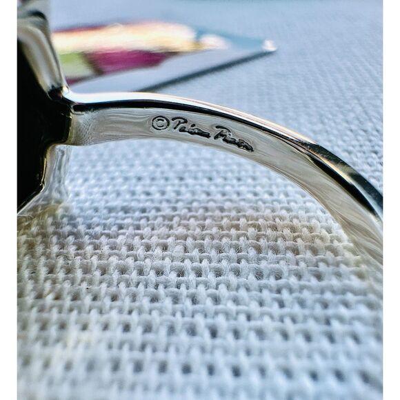 Tiffany & Co. Black Onyx Paloma Picasso Sugar Stack Ring, sz 6 - Picture 7 of 8